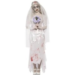 disfraz novia fantasma cadaver talla l mujer