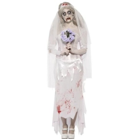 disfraz novia fantasma cadaver talla l mujer