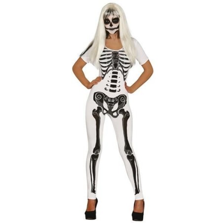 disfraz esqueleto blanco chica talla estandar ml