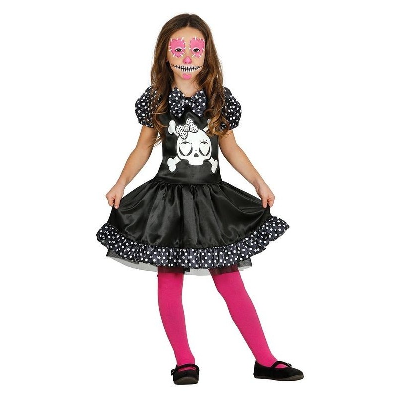 Disfraz miss esqueleto niña talla 3-4 años