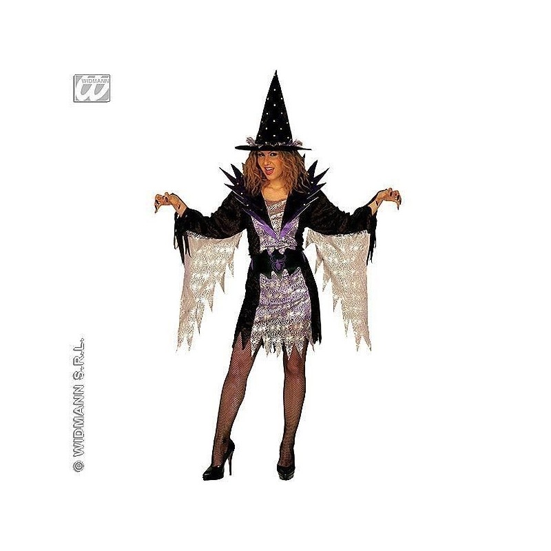 Disfraz super bruja morada talla L mujer