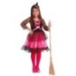 Disfraz brujita rosa niña talla 10-12 años