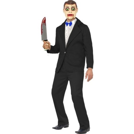 Disfraz ventrilocuo asesino talla L-Tus Disfraces