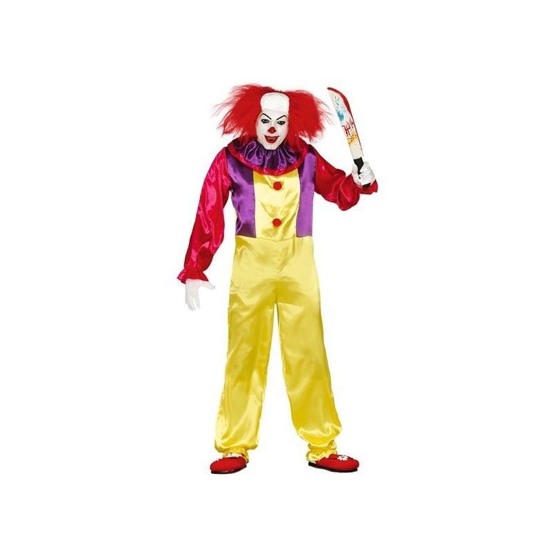 Disfraz payaso asesino IT hombre tallas