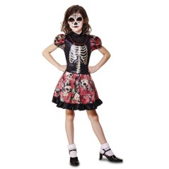 disfraz catrina nina dia de los muertos talla 3 4 anos