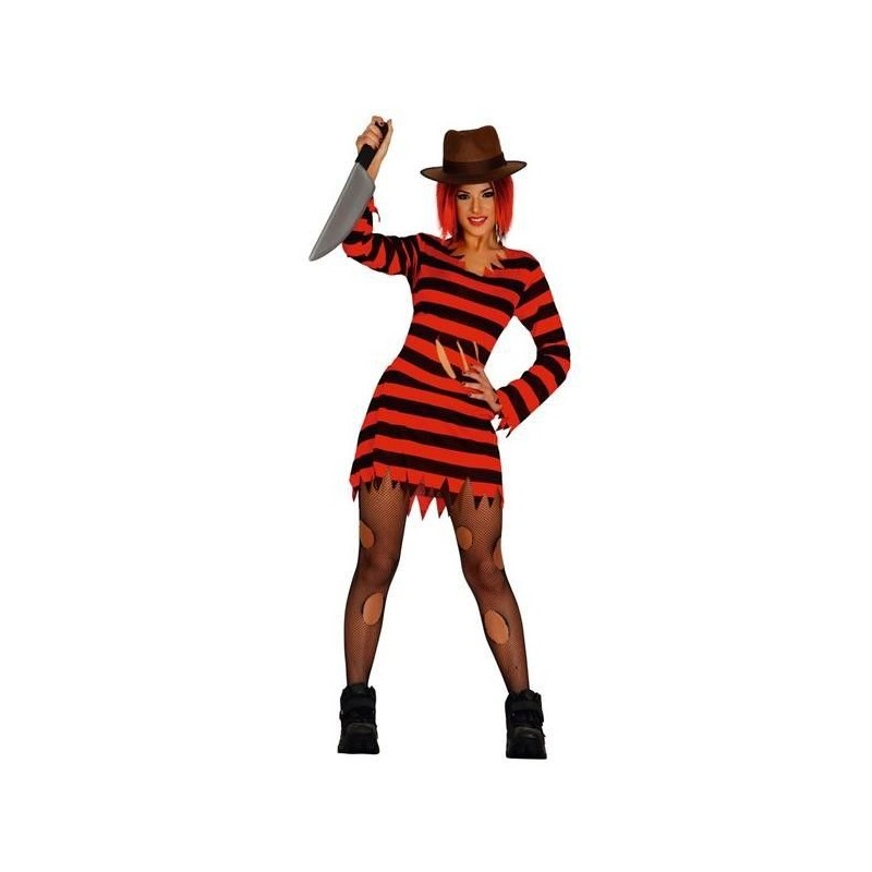 Disfraz Freddy Krueger para mujer talla M