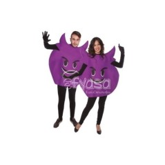 disfraz emoticono travieso demonio talla unica adu