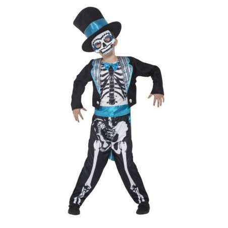 disfraz esqueleto dia de los muertos para nino tallas