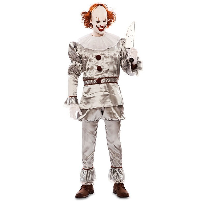 Disfraz payaso diabolico similar a it hombre