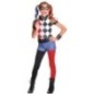 Disfraz Harley Quinn niña Super hero Girls niña talla 3-4 años
