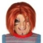 Peluca naranja similar a Chucky el muñeco diabolico