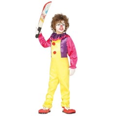 disfraz payaso diabolico para nino tallas infantil halloween