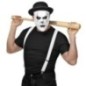 mascara payaso arlequin asesino con bombin