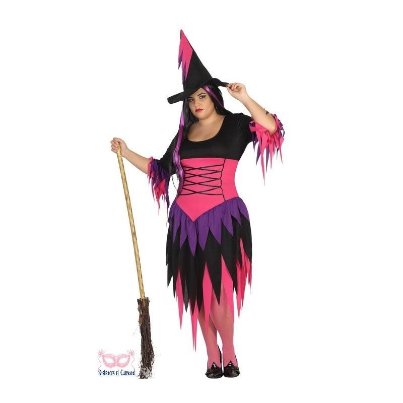 Disfraz bruja para mujer talla XL