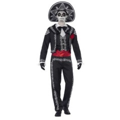 disfraz catrin mariachi esqueleto mejicano hombre