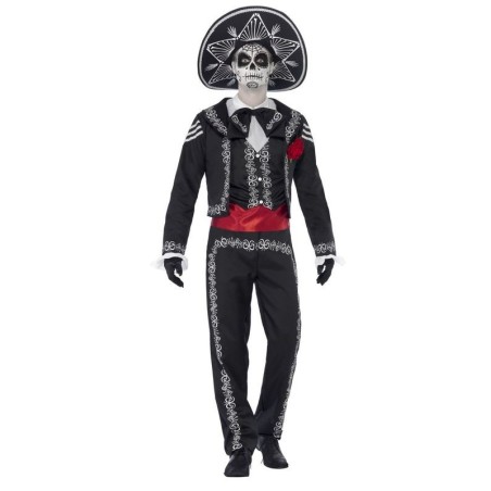 disfraz catrin mariachi esqueleto mejicano hombre