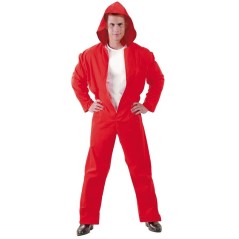 disfraz ladron buzo rojo de casa para hombre adulto