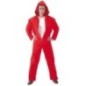 Disfraz ladron buzo rojo de casa para hombre adulto