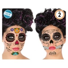 tatuaje para cara catrina unidad