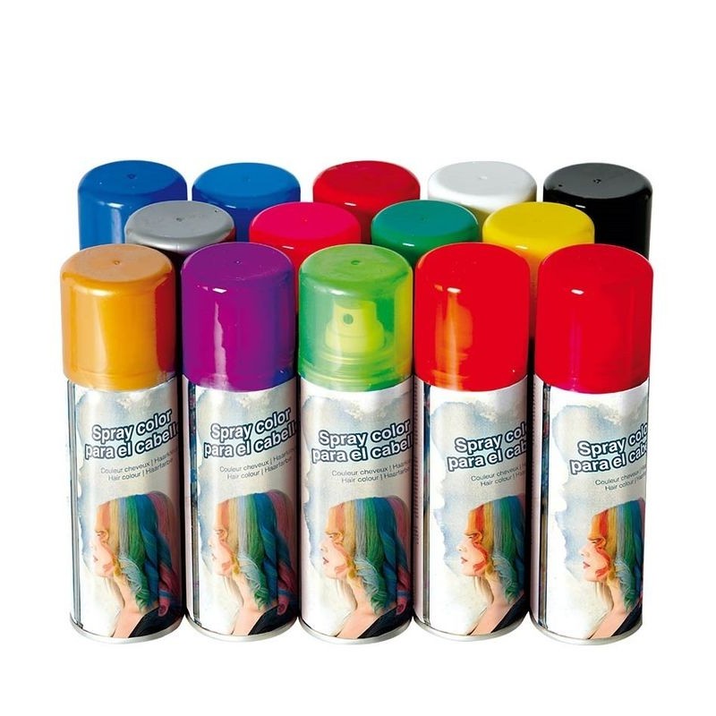 Spray para pelo tinte temporal cabello 125 ml elige color