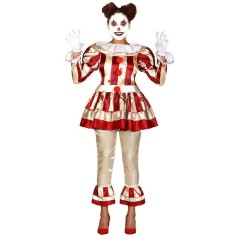 disfraz payass circo asesina mujer talla s m o l