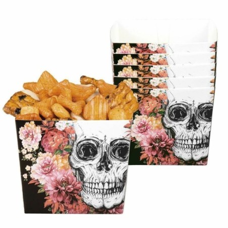 cuencos calavera mejicana dia muertos 6 uds