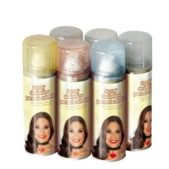 spray glitter para pelo cabello 125 ml varios colores