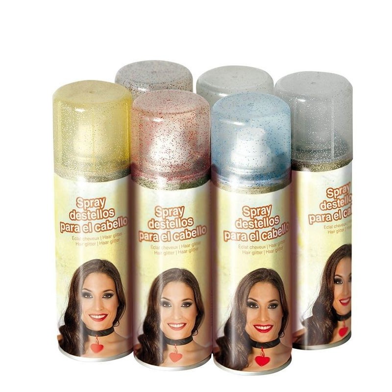 Spray glitter para pelo 125 ml elige color
