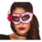 antifaz catrina rosa dia de muertos