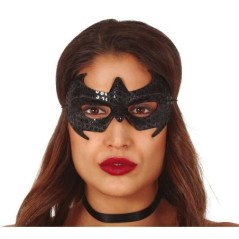 antifaz negro para superheroe