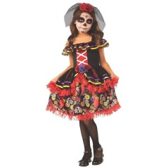 disfraz catrina para nina deluxe
