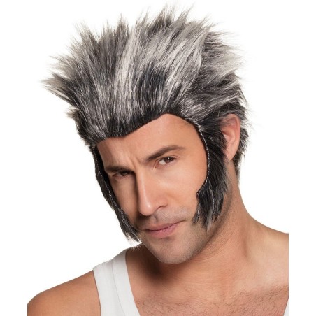 peluca lobezno con patillas logan