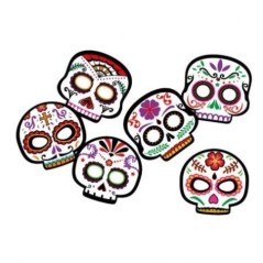 mascara dia de los muertos 6 udes