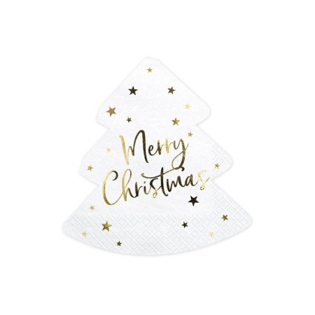 servilletas arbol de navidad 20 uds 16 cm