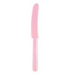 cuchillos rosa 10 uds