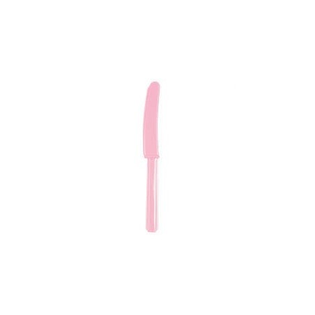 cuchillos rosa 10 uds