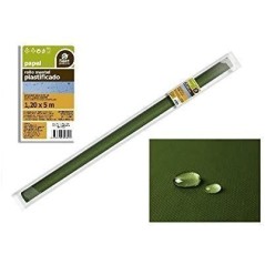 mantel rollo plastificado verde 5 x 120 metros