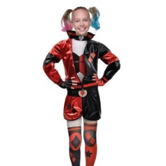 Disfraz Harley Quinn comic DC tallas  niña-Tus Disfraces