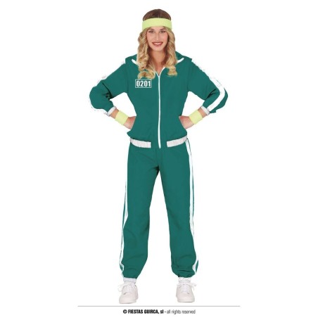 disfraz jugador del juego del calamar mujer
