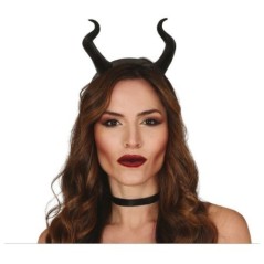 cuernos demonio negro