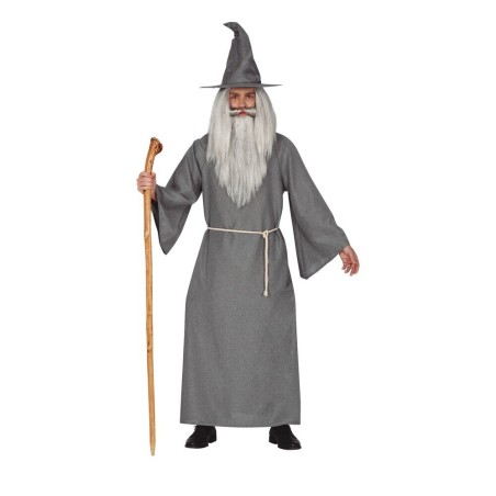 disfraz mago gris talla l 52 54 hombre
