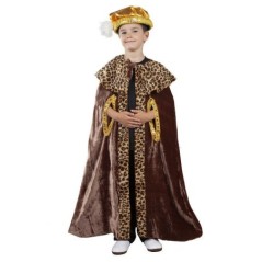 Capa de rey Baltasar infantil tallas-Tus Disfraces