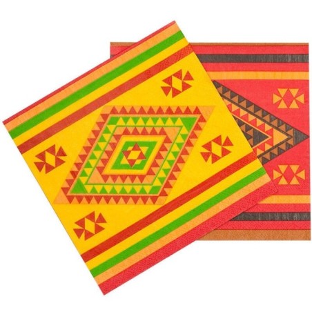servilletas fiesta mejicana 20 uds 33 cm