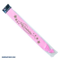banda feliz cumpleanos rosa