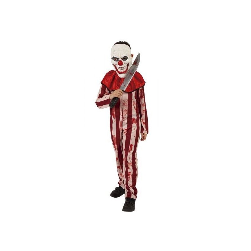 Disfraz payaso tarado infantil para halloween tallas
