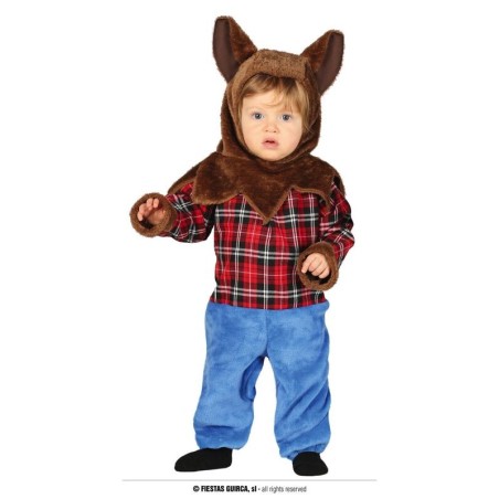 disfraz hombre lobo bebe tallas