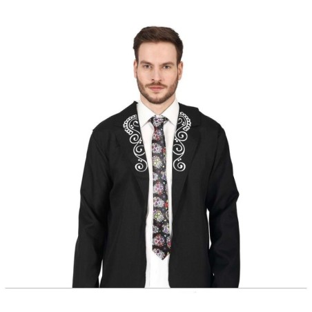 corbata calaveras mejicanas dia muertos