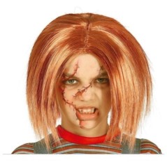 peluca muneco diabolico infantil
