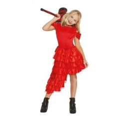 disfraz arlequinn vestido rojo nina tallas