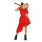 Disfraz Arlequinn vestido rojo niña tallas